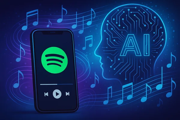 Spotify czyści katalog: 75 mln piosenek AI zniknęło z serwisu