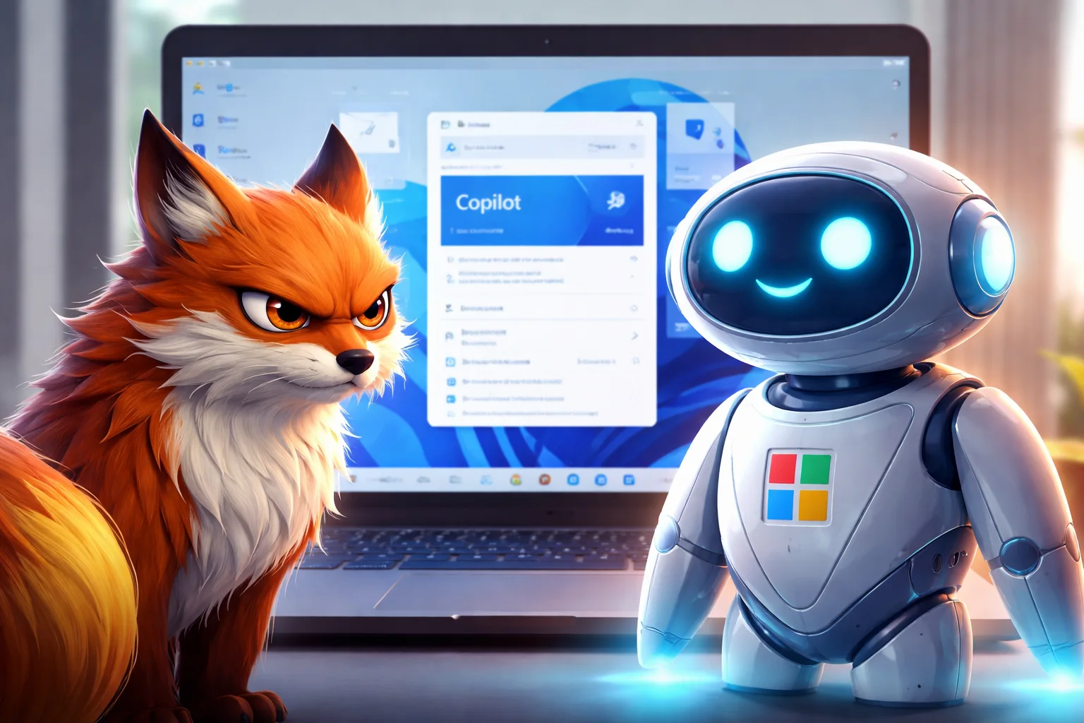 Mozilla oskarża Microsoft o forsowanie Copilota w Windows 11