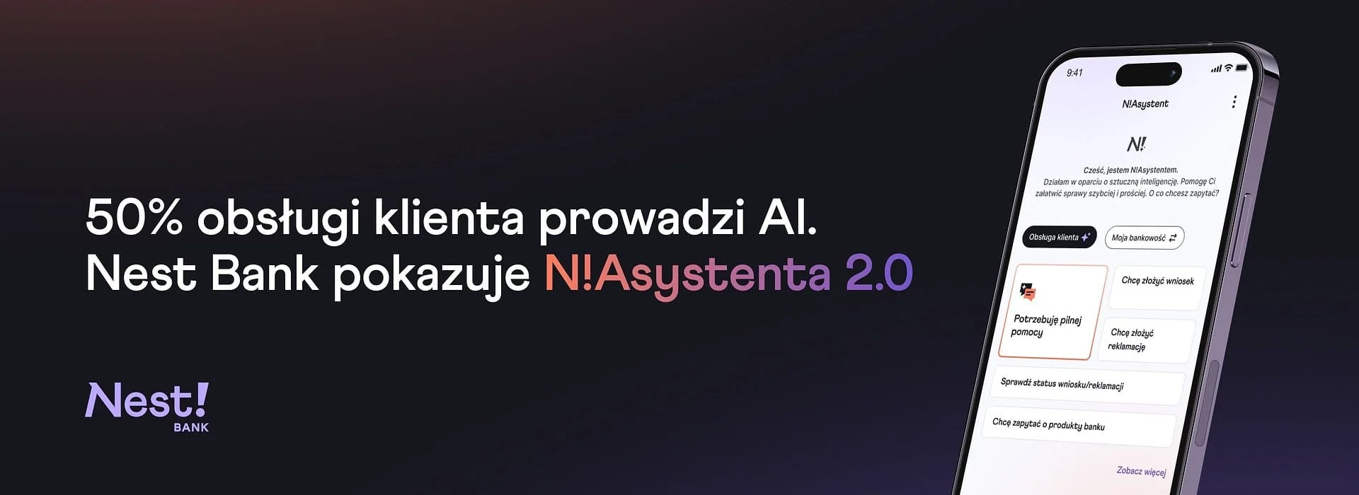 Ponad 2000 spraw dziennie bez konsultanta. Nest Bank rozszerza swojego asystenta AI
