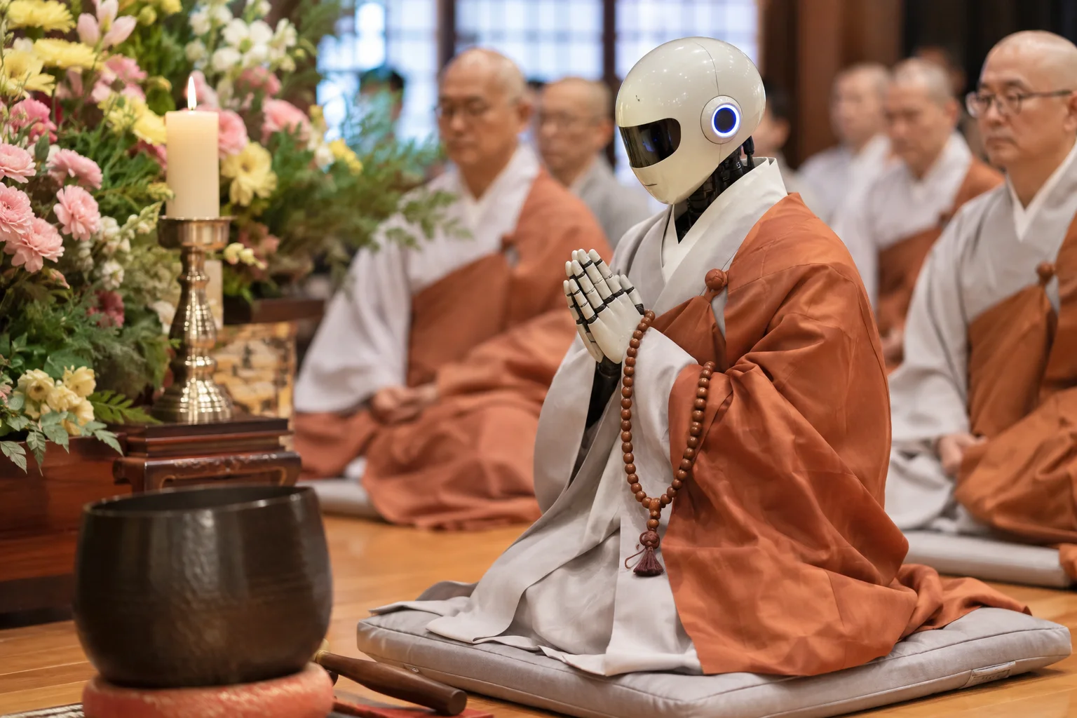 Robot-mnich złożył śluby w Korei. „Poświęcę się buddyzmowi”