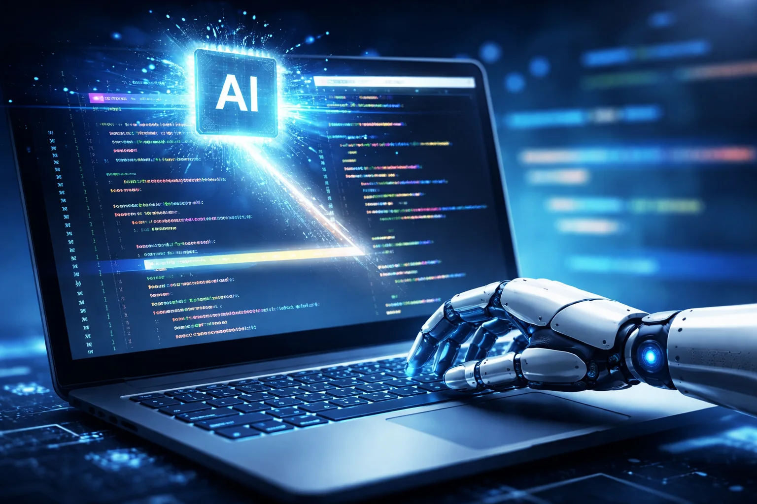 AI pisze już około 30 proc. nowego kodu w USA. Badacze policzyli to na podstawie GitHuba