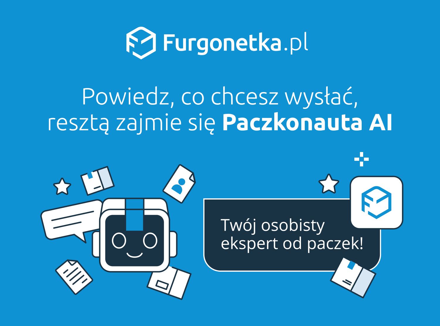Furgonetka.pl pozwala nadać paczkę przez rozmowę z AI