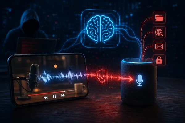 AudioHijack: niesłyszalne dźwięki w podcastach mogą przejąć kontrolę nad asystentem AI