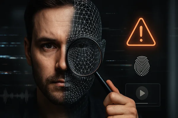 Deepfake i AI: definicja, przykłady ataków, wykrywanie i ochrona - przewodnik krok po kroku